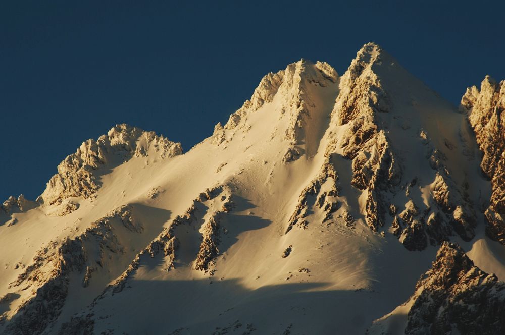 Centrální žlab Vysoké připravený ke sjezdu