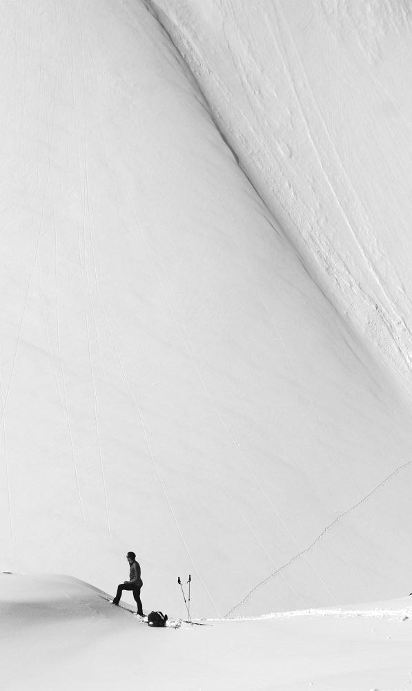 Oddech pod žlebem ze Satana