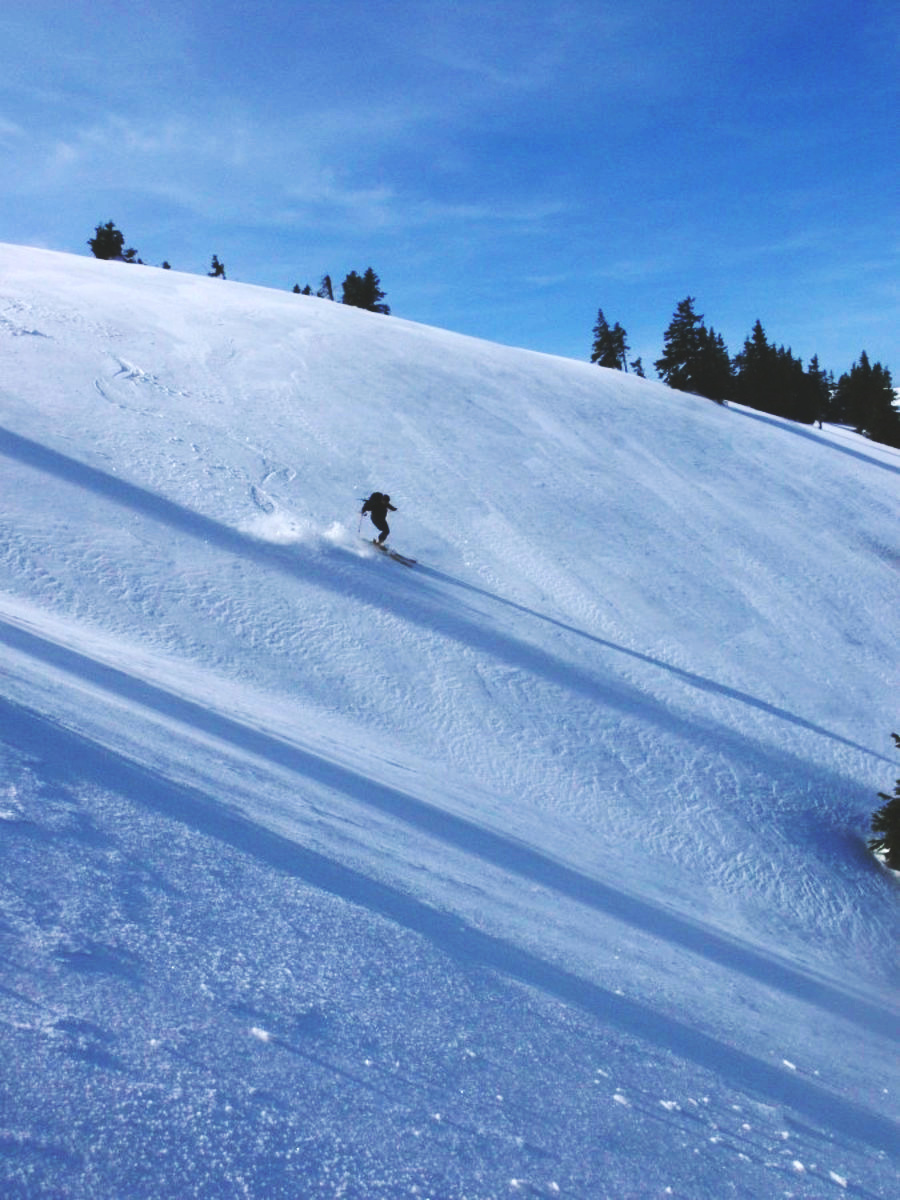 Na jaře bývá sníh tvrdý jak beton