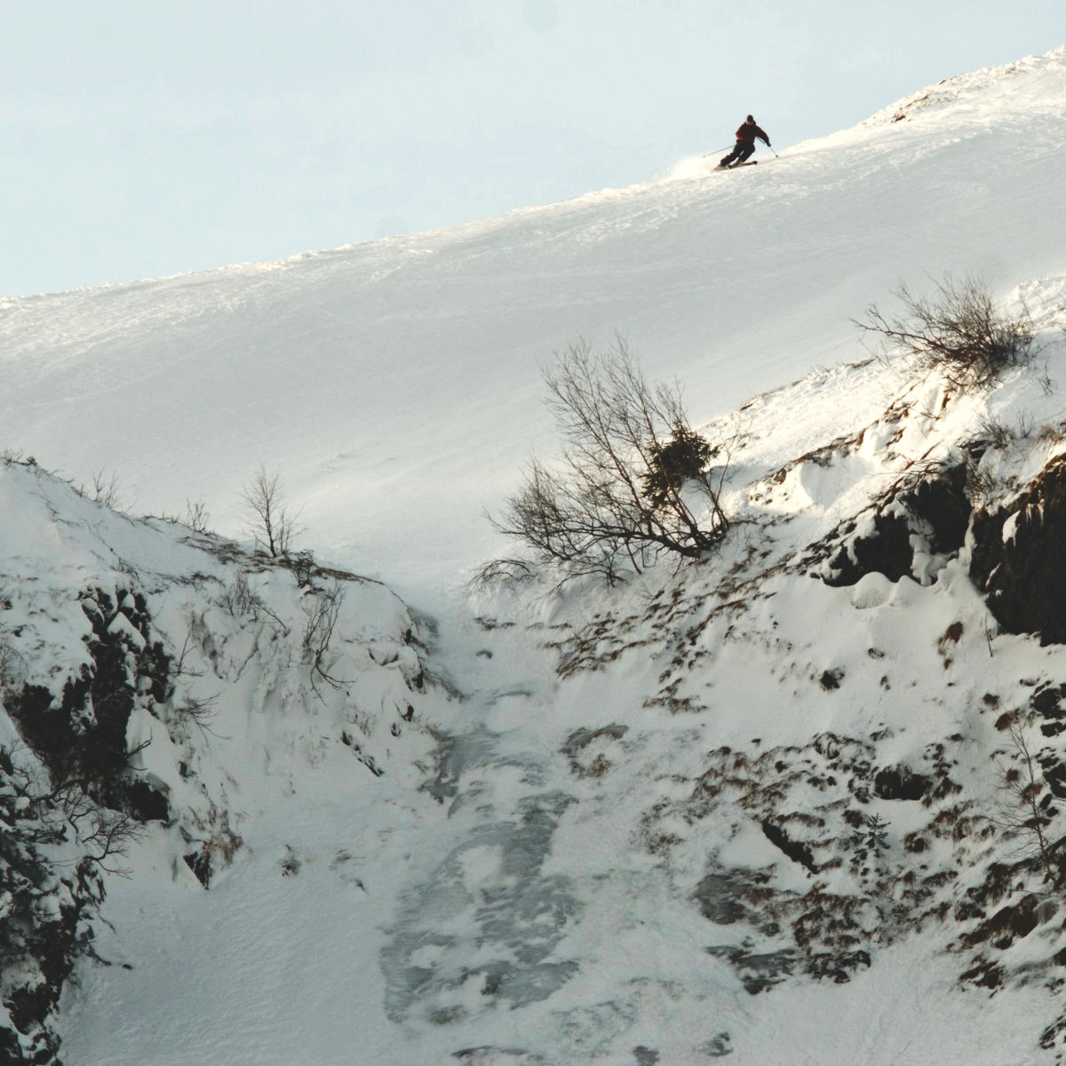 Někdo si to dá i ledopádem v centrální části