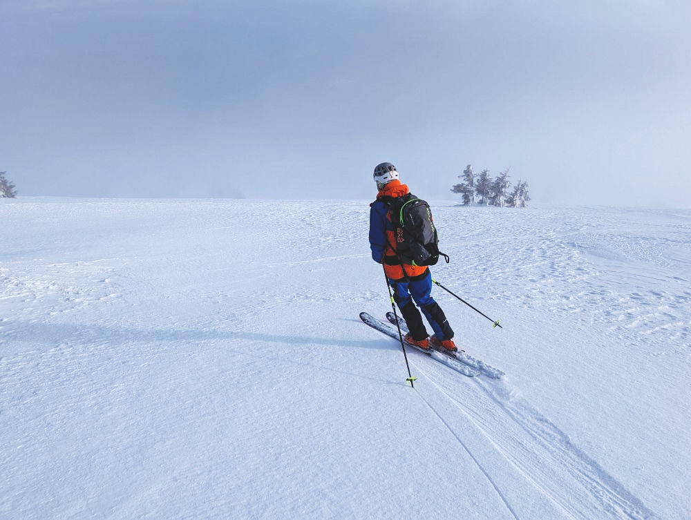 Jezdíme i do Malého kotle, který je hned vedle