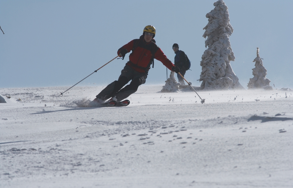 Někdy je sníh jako upravená sjezdovka