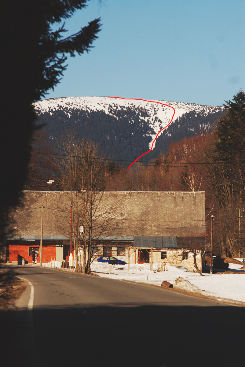 Sjez kotlem od pramene Moravy jsem jel několikrát