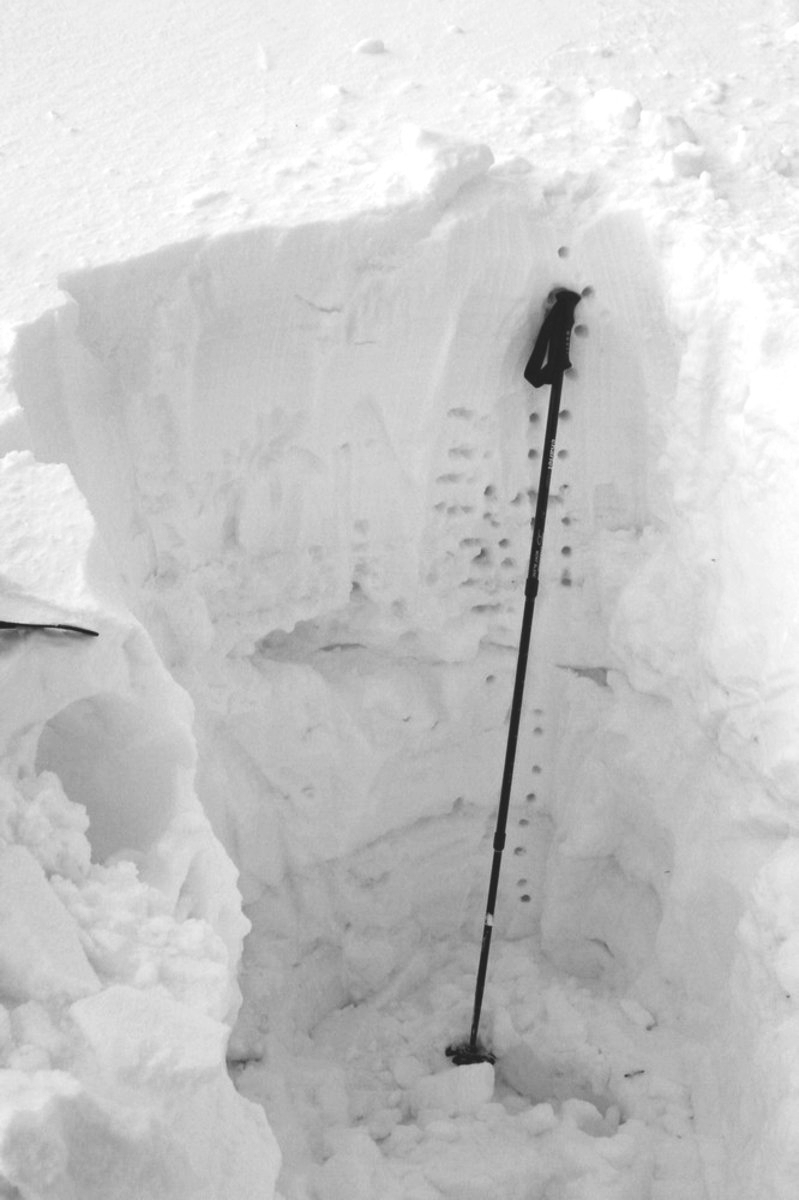 Trošku jsme se báli, tož jsme vykopali sondu. Pak jsme se báli ještě více, ale stejně jsme jeli