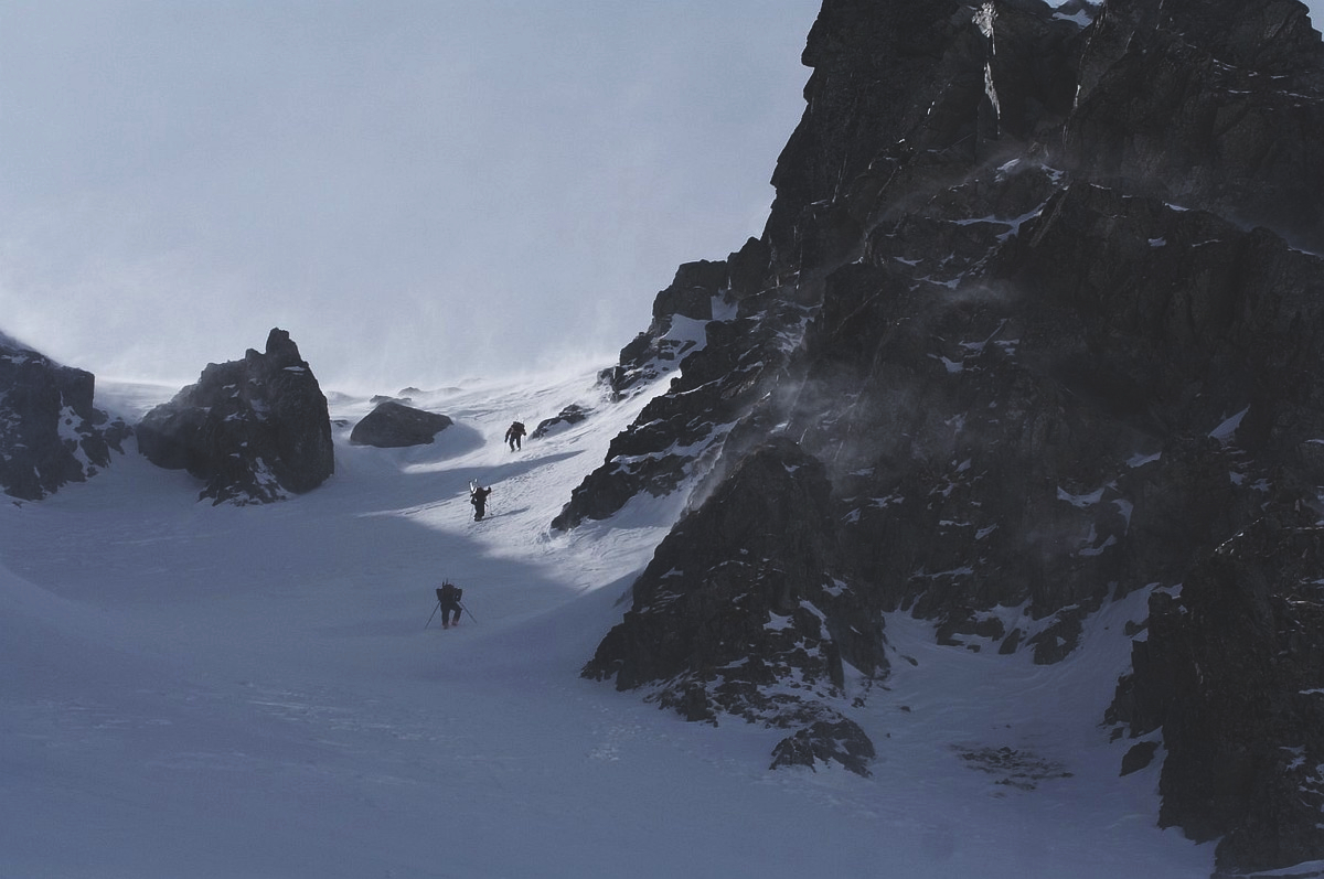 Stoupání do Lúčného sedla