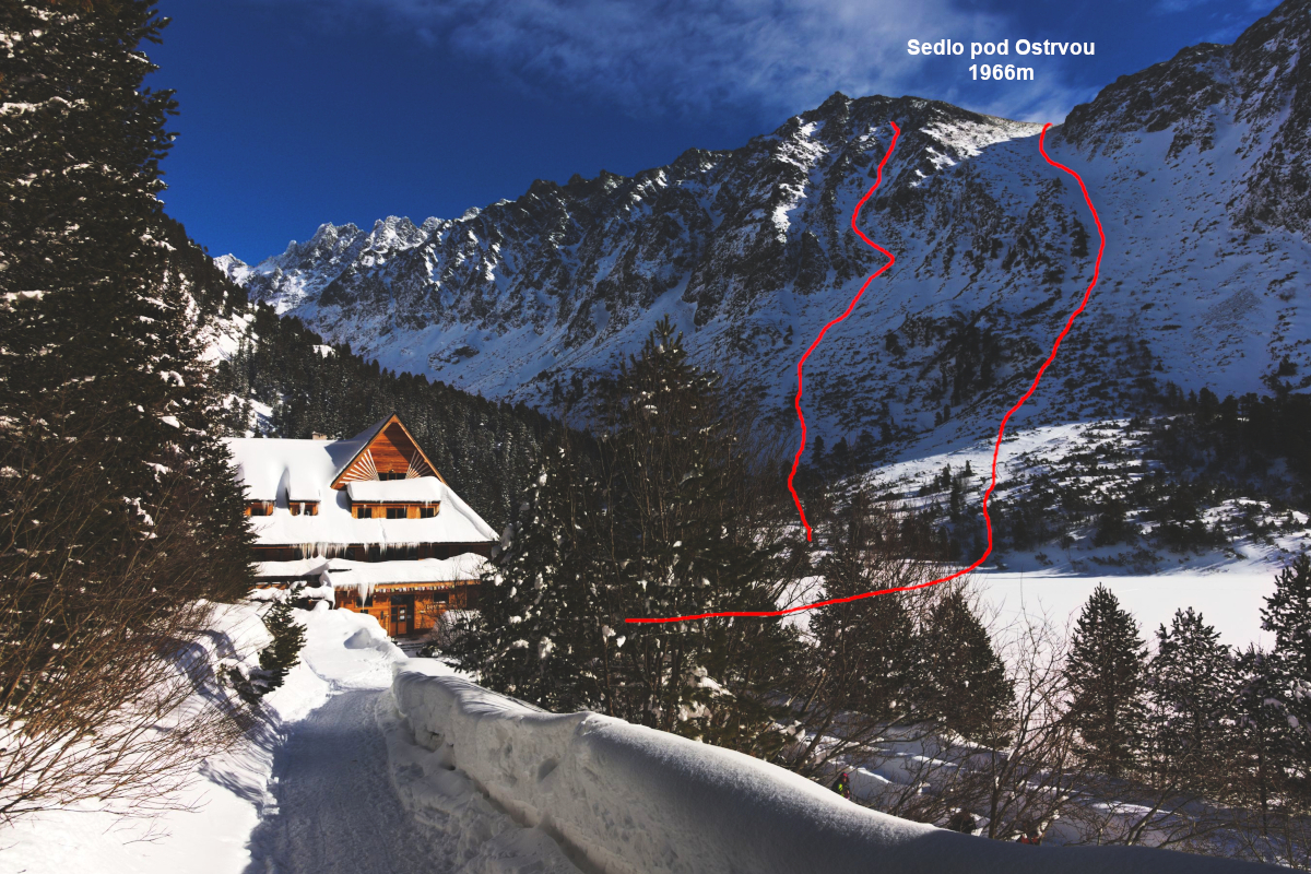 Z Ostrvy jsem jel mockrát, často večer, když po lezení nebylo co dělat.