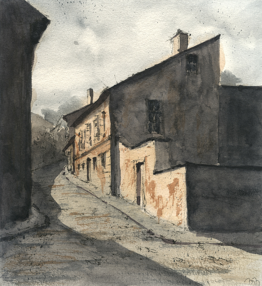 Černínská ulička, říjen 1963