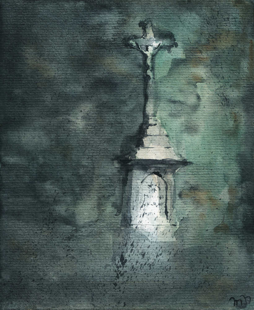 Křížek v Adamovském údolí