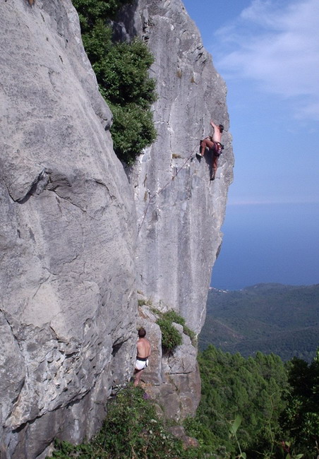 Lezení nad mořem, Mt.Santo