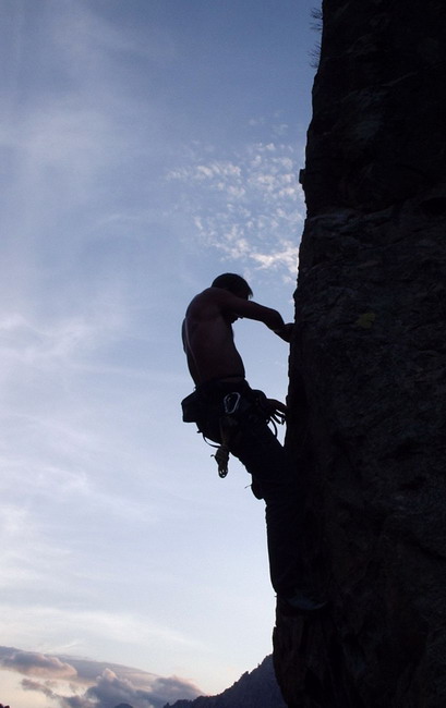 Údolí Restonica, krásné lezení (do té doby, než nám vybrali auto)