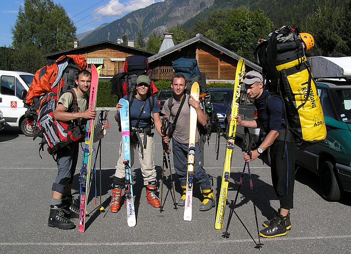 Chamonix, sluníčko, my