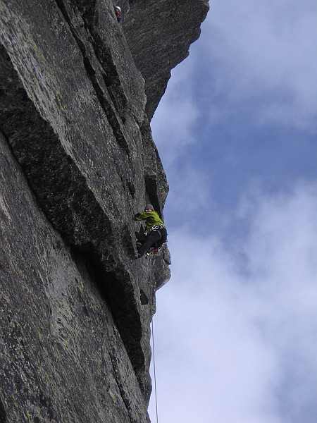 Janek v plotnách Ošarpanců, foceno na Z, hihi
