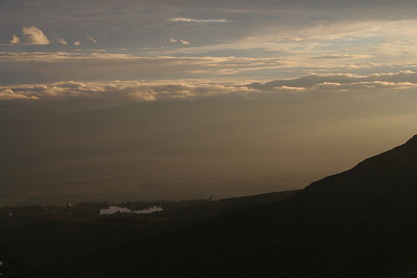 Štrbské pleso z Dračího sedla