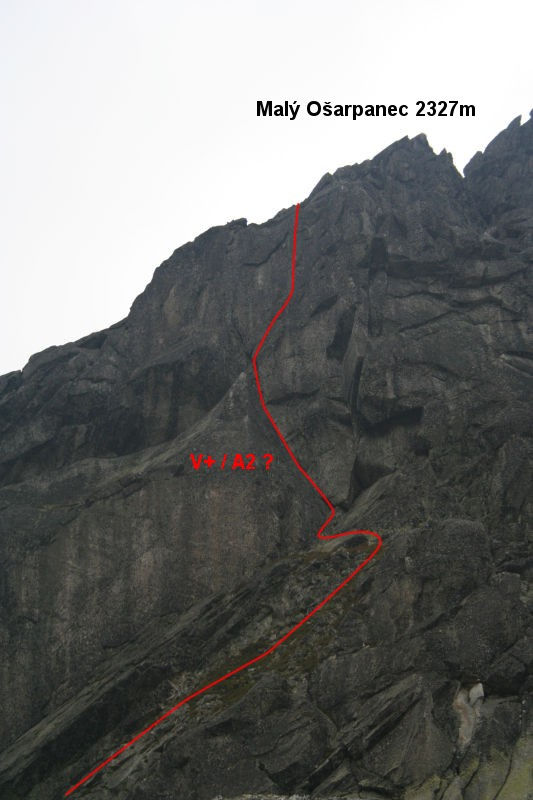 Pěkná cesta, vede kousek vpravo od ploten v Ošarpancích.