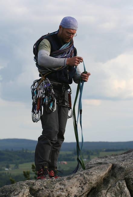 Zobča v celé své kráse. Potkat ho na Vysočině se svými svěřenci jeopravdu zážitek, na který se nezapomíná. Kam jen to naše lezení spěje...