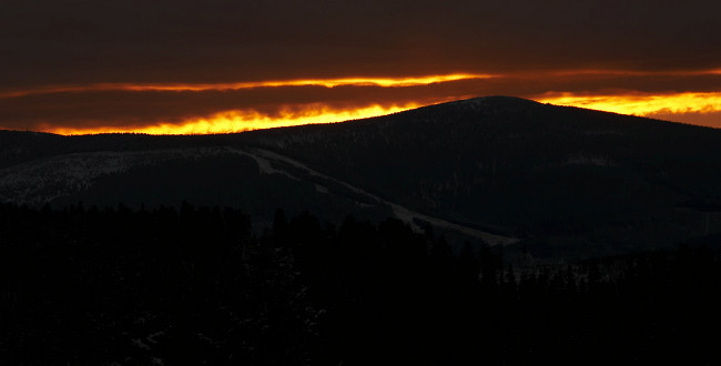 Východ nad Jeseníky