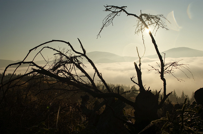 Poslední pohled na východní hřeben