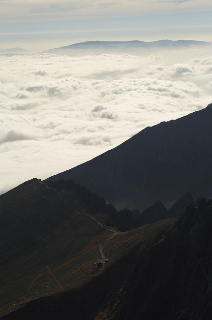 Kralova hoľa nad Lomnickým sedlem