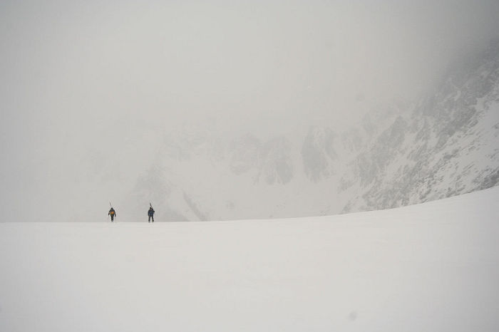 V Lúčném sedle před vichřicí