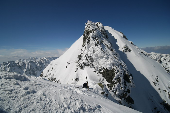 Před sjezdem z Vysoké