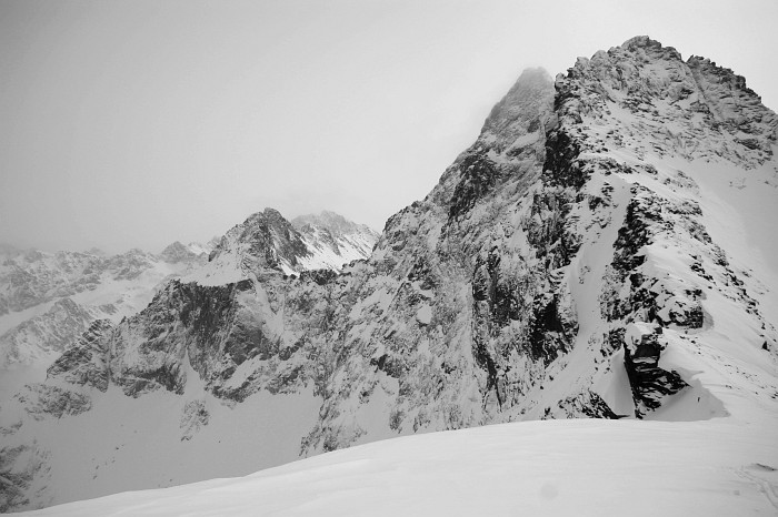 Galerie Ganku, Velký Ganek, severní stěna Vysoké, Český štít
