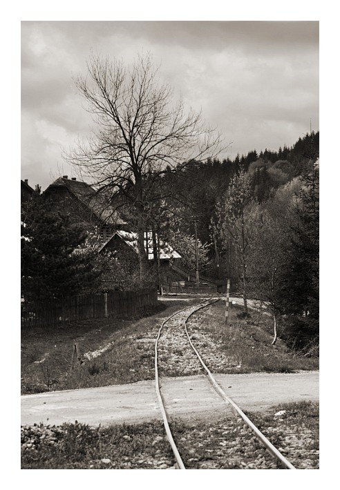 Přejezd ve Vychylovce