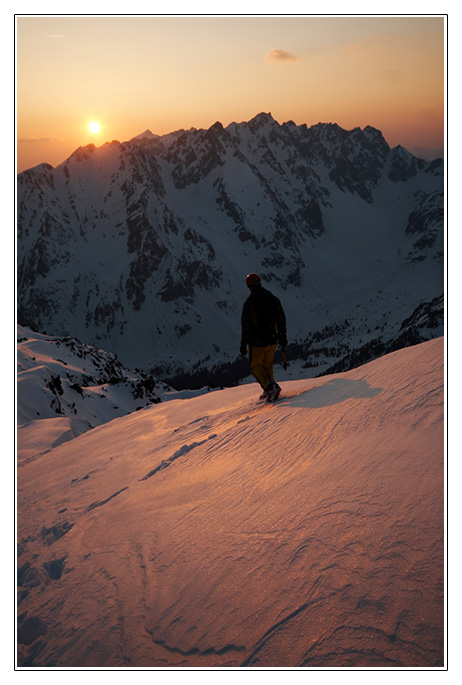 Sestup do sedla Ostrvy