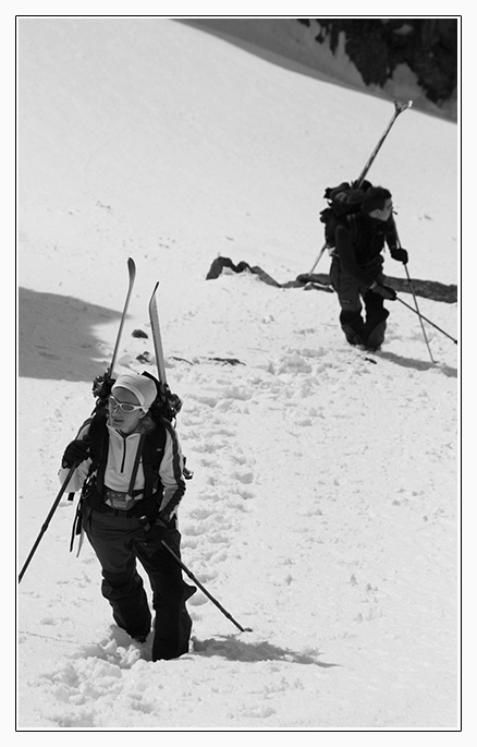 Výstup pod Zlomiskovou vežu