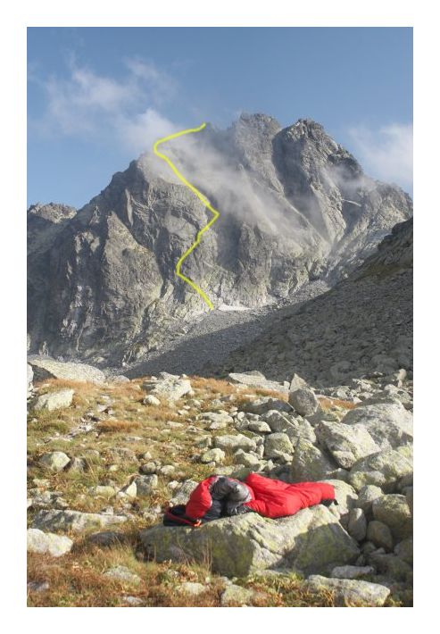 Naše verianta cesty Kuttove platne (IV+)