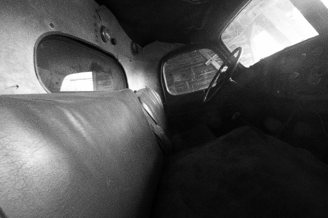 Ze staré sněhové frézy