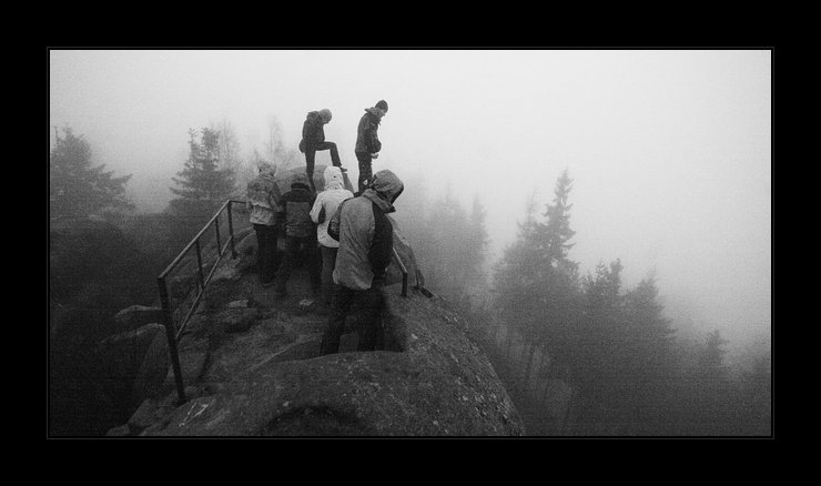 Vyhlídka v Broumovkách