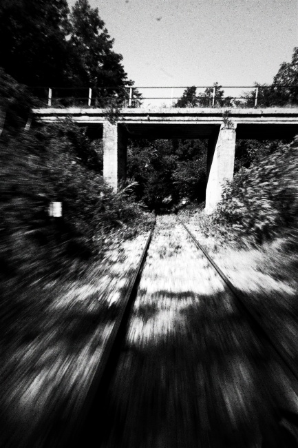 V nejvyšším místě trati.