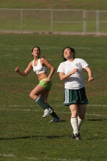 Fotbalistky na Polo fieldu :-)