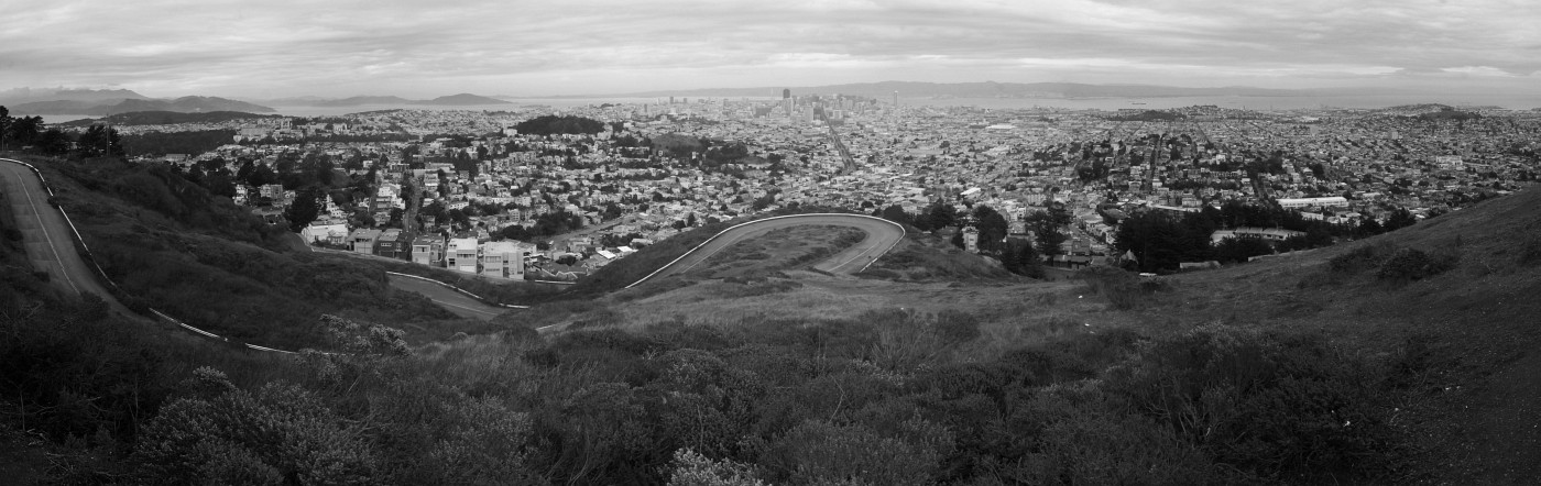 Pohled na západní část města