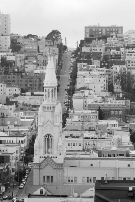 Pohled na Russian Hill