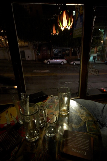 V naší oblíbené hospůdce na Columbus street