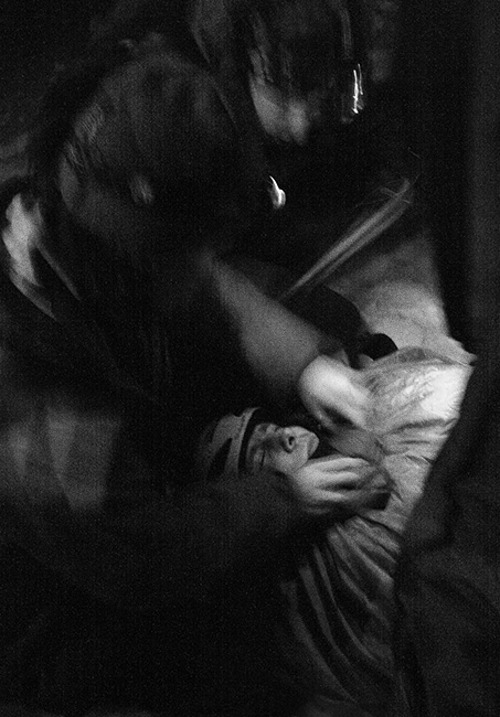 Tom (chvilkama vypadal nácvik lavinové nehody úplně opravdově. Až jsem z toho neměl dobrý pocit.)