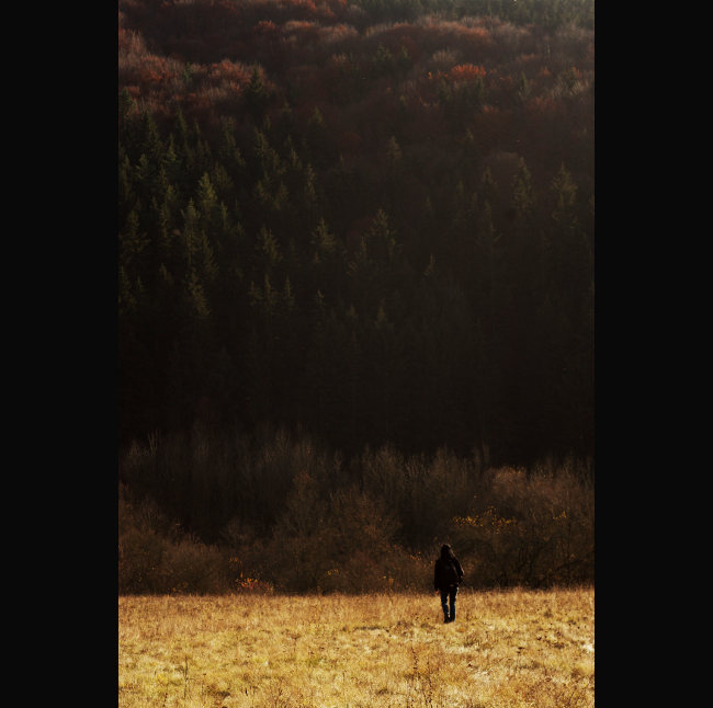 Sestup do údolí Libochovky po ztrátě značené cesty