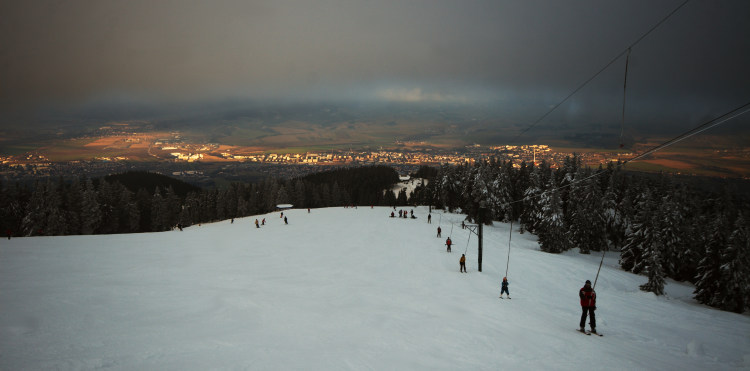 Nahoře mlha, dole sluníčko