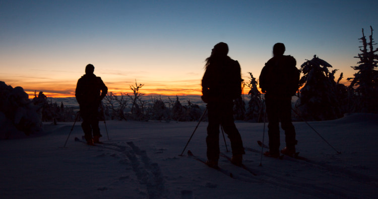 Západ z Veľké ľúky