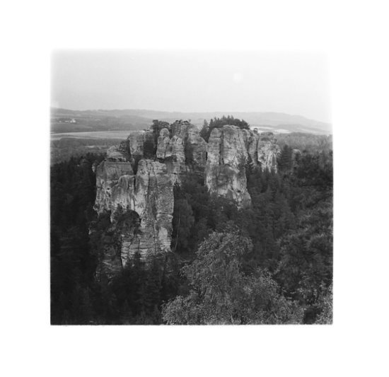 Sedmihorky, v popředí Blatník a krásná Údolní cesta co jsme s Market lezli