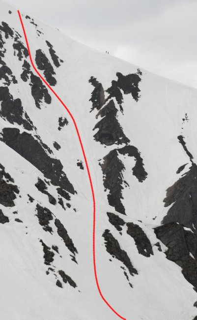 Sjezd z Dereší, ve kterém jsem se bál a vynechal jsem posledních pár metrů.