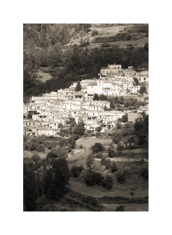 Horské vesničky v pohoří Sierra Nevada