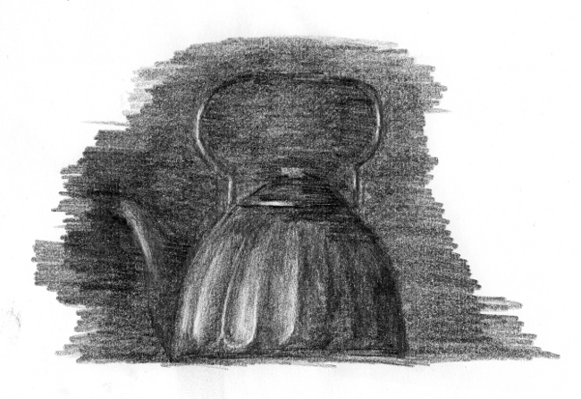 Konvička, ve které vaříme na kamnech vodu