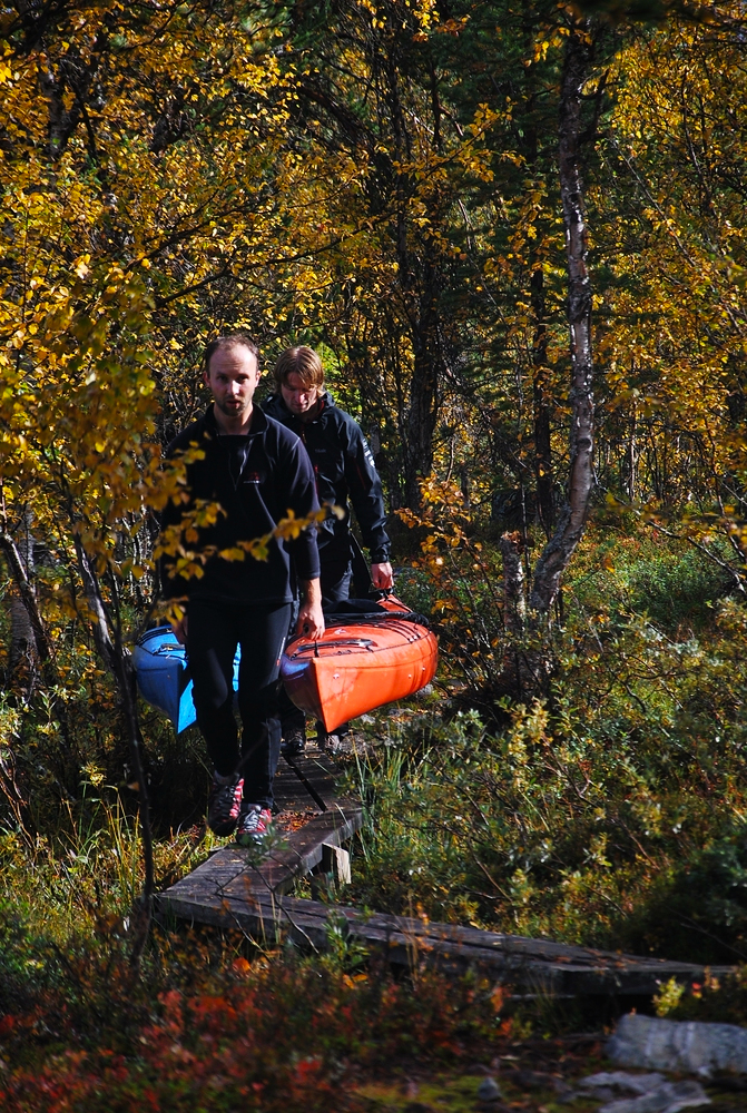 První přenášení, už tady to byla pěkná dřina