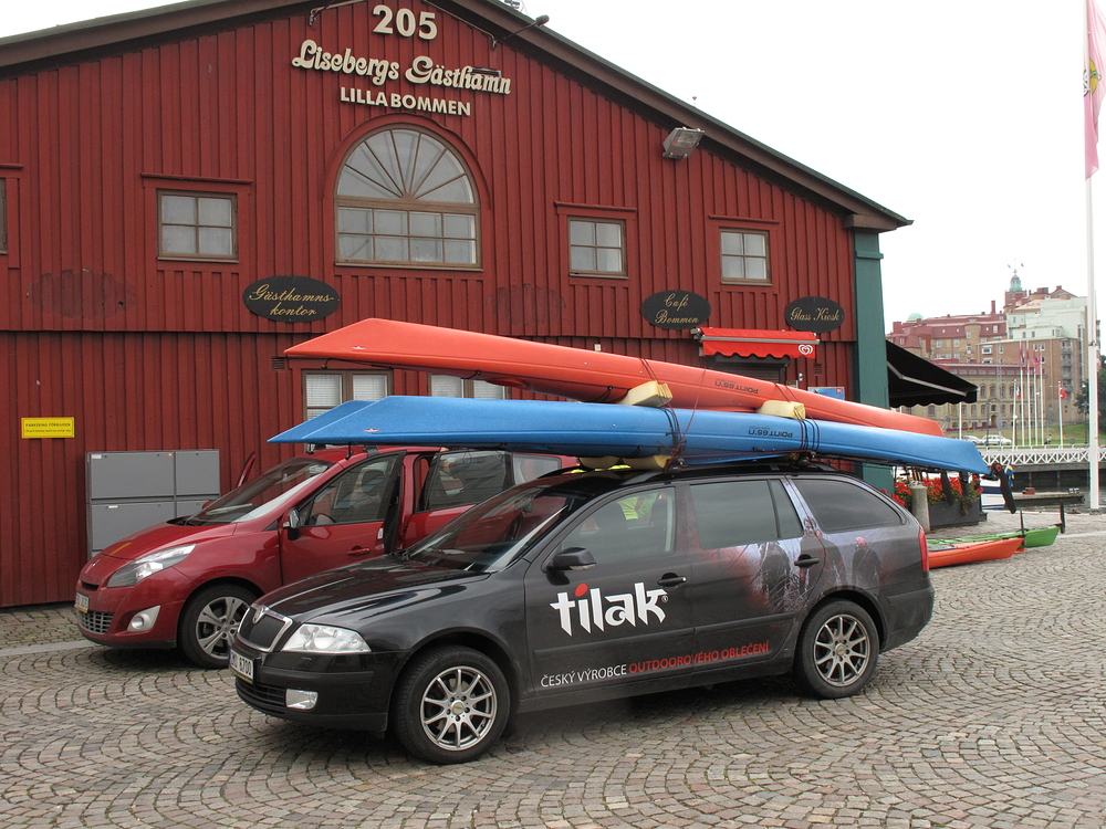 Gotebork, lodě jsou naloženy, další zastávka je jezero Femund