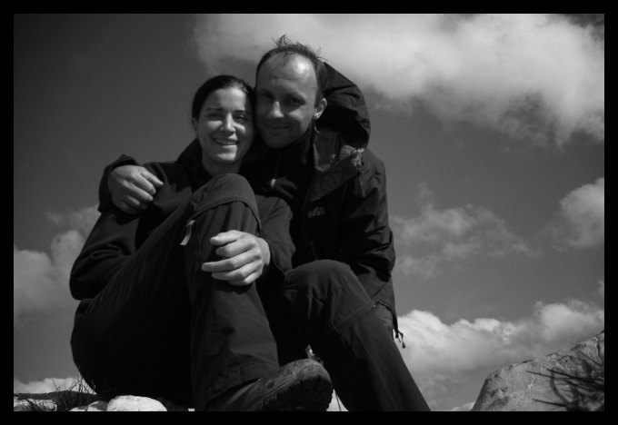 Večer na vrcholku Redender Stein