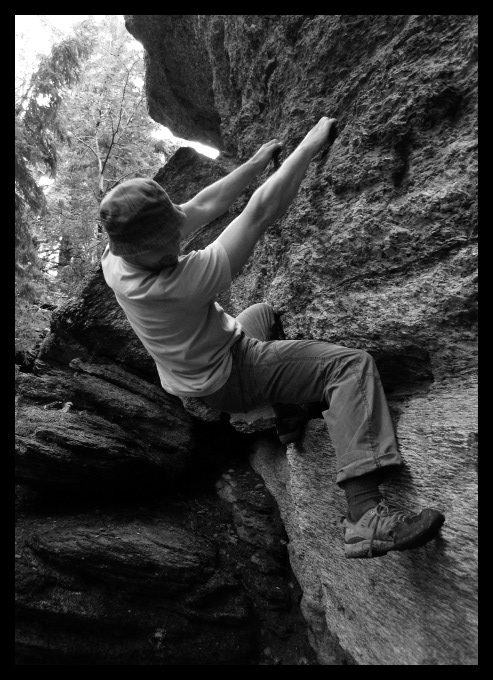 Zkamenělý zámek a moje houbaření