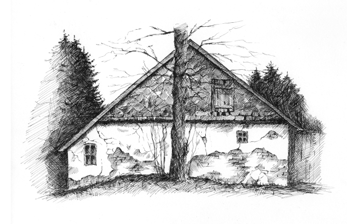 Jeden starej domek ve Svratce