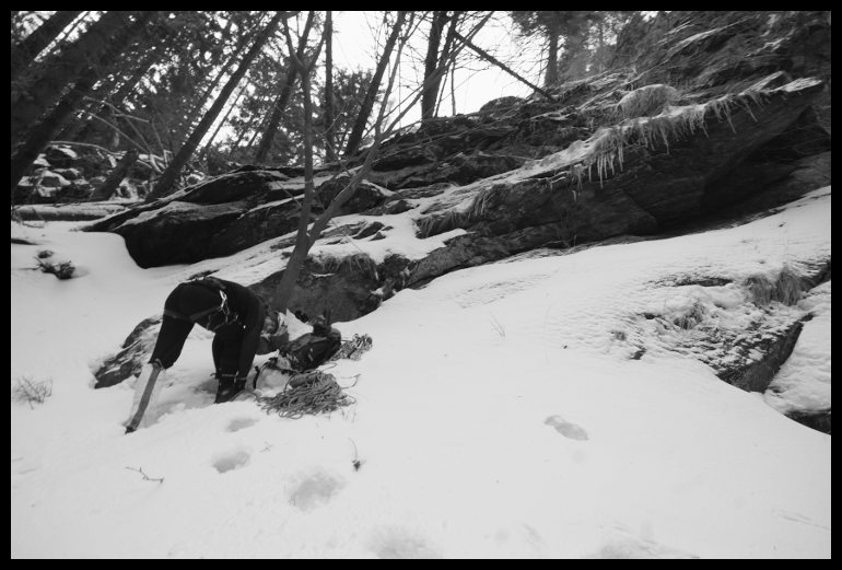 Začínáme na nejnižším místě celého jihu, to aby bylo lezení co nejvíce.